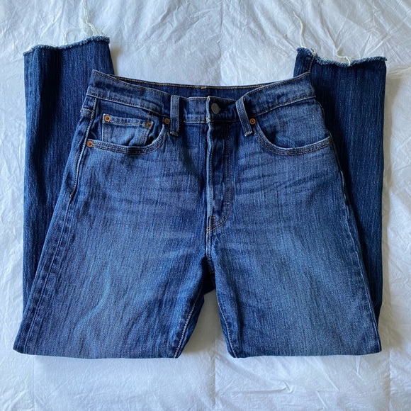 Levi’s 501 Skinny Raw Hem Jeans - Picture 1 of 12
